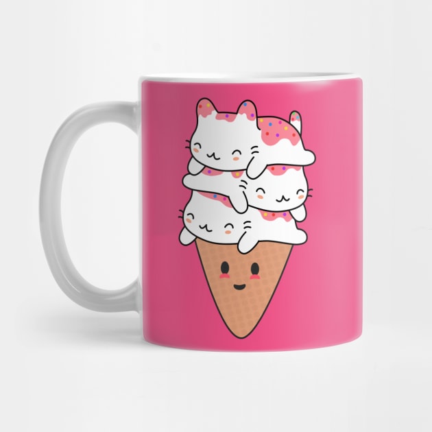 Cat Ice Cream is so kawaii by happinessinatee